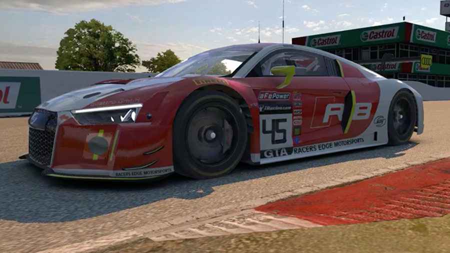 Chris' Audi R8 LMS Racers Edge Motorsport in iRacing