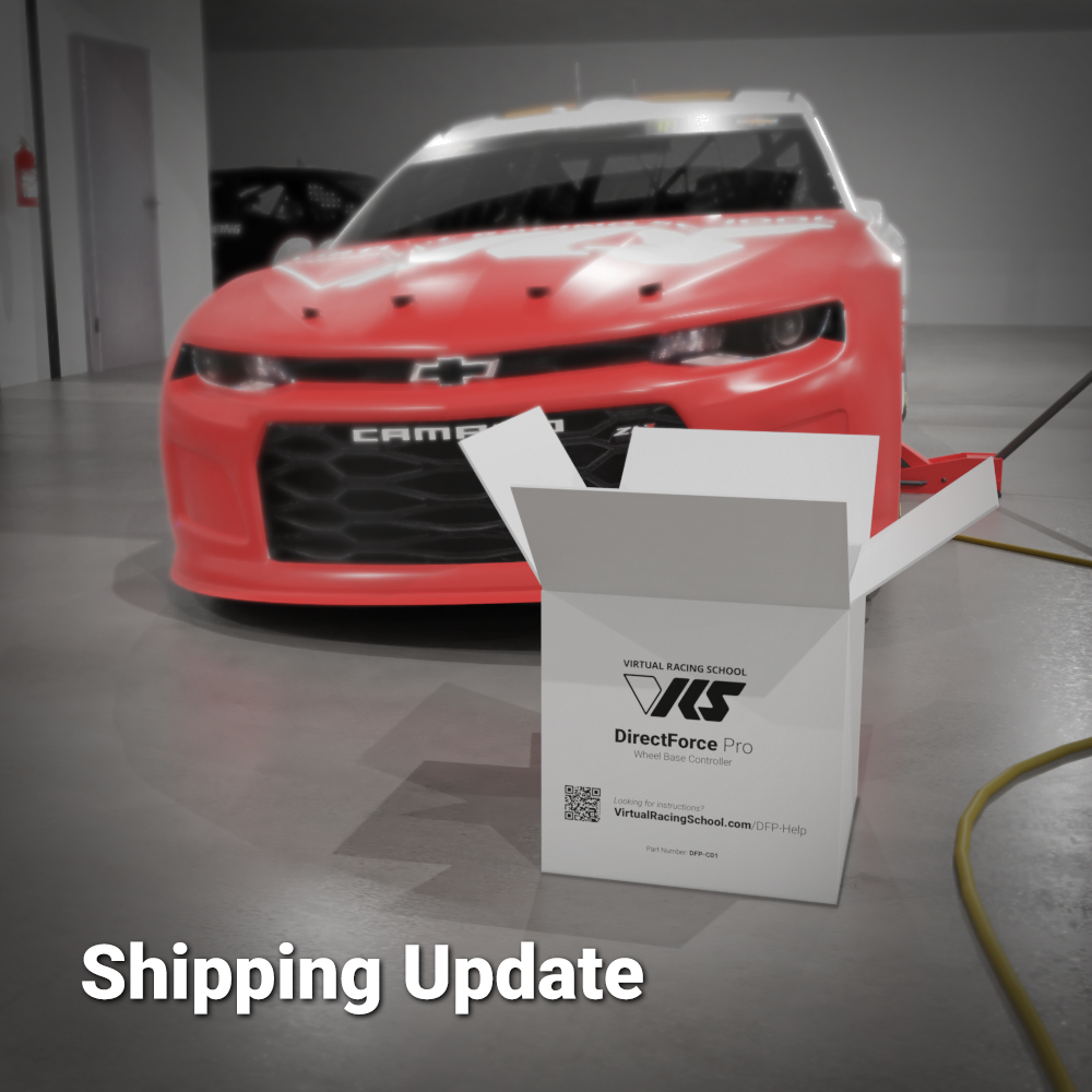 VRS DirectForce Pro Wheel Base shipping update